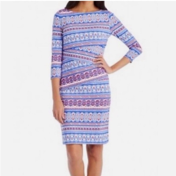 J. McLaughlin Dresses & Skirts - J. Mclaughlin CATALINA CLOTH Nicola Tiered Printed Dress, size medium